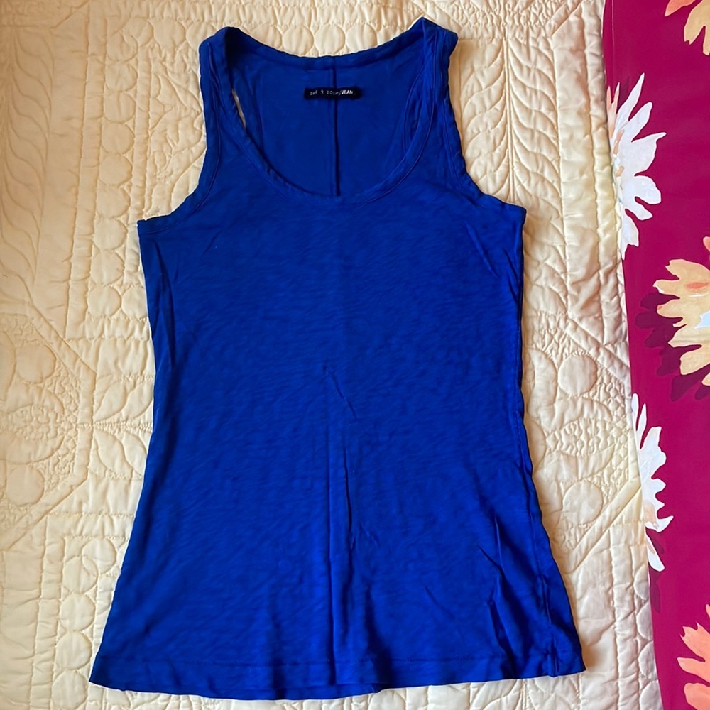 Rag & Bone/jeans burn-out racerback tank